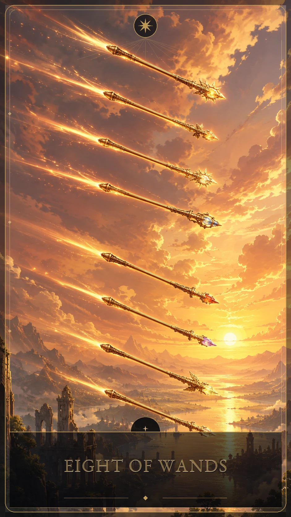 Eight of Wands
