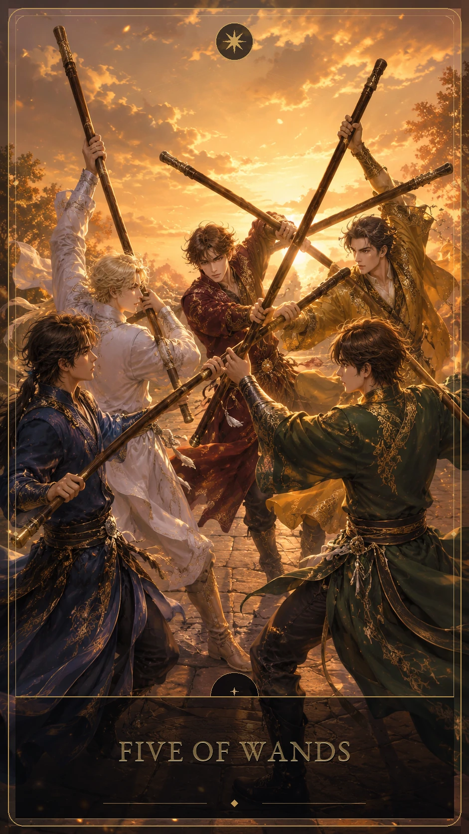 Five of Wands