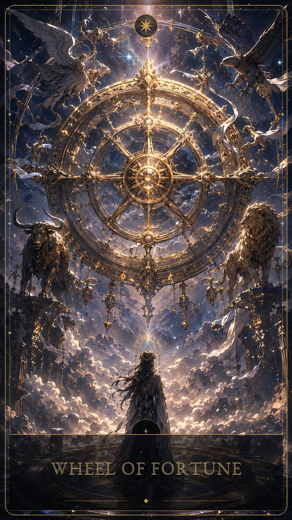 Wheel of Fortune — canonical Lúmina tarot card